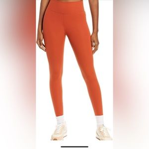 BNWT! Madewell Perfect High Waist Yoga Pants Leggings in Rusty Torch Size M